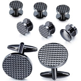 Gun Plated Metal Cufflinks