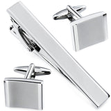 Rose Gold Metal Tie Clip & CuffLinks Set